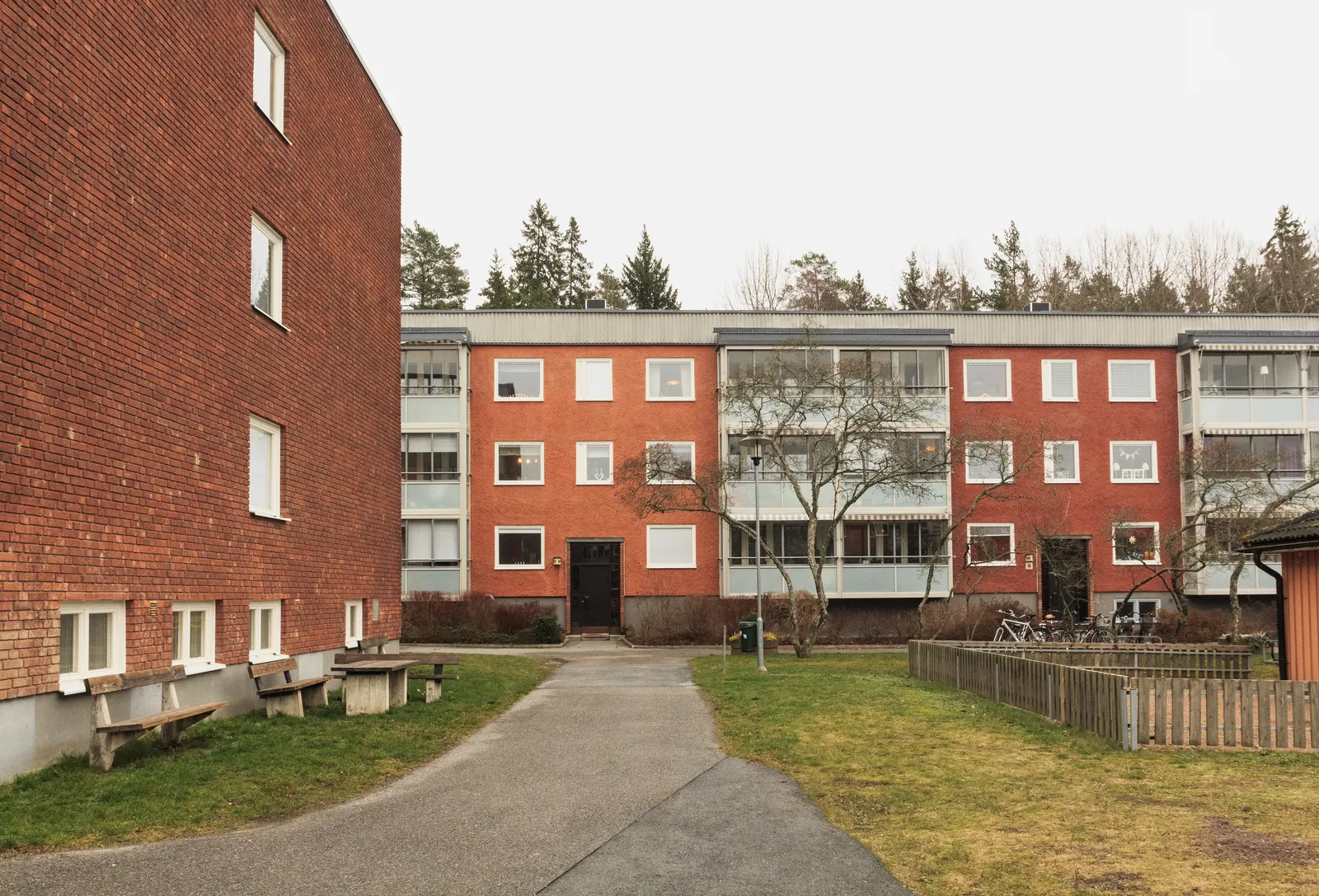Hus i Valsätra där radonhalten mäts